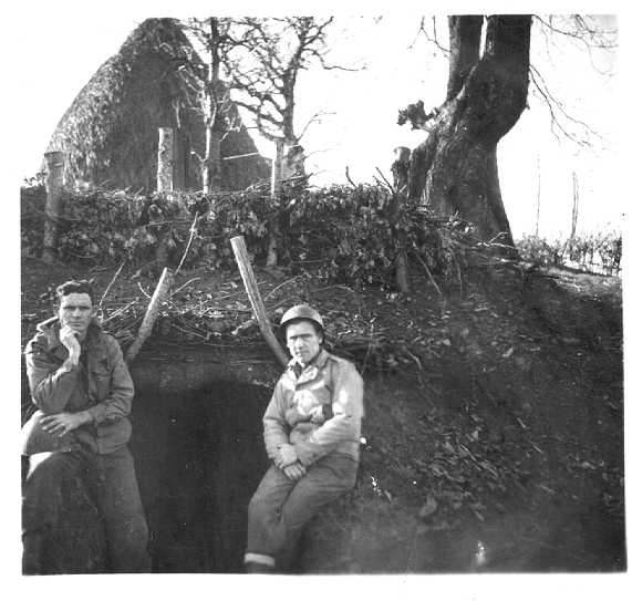 Sgt Cole - dugout in Lucca